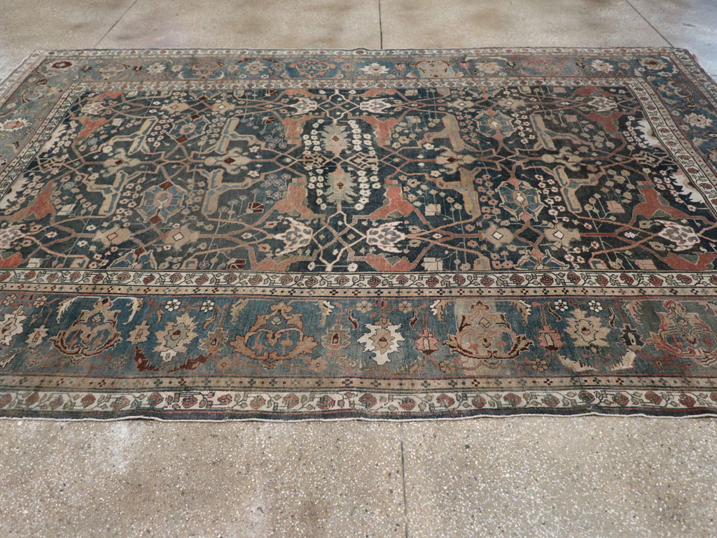 Antique Persian Bidjar Room Size Carpet, No.29237 - Gss