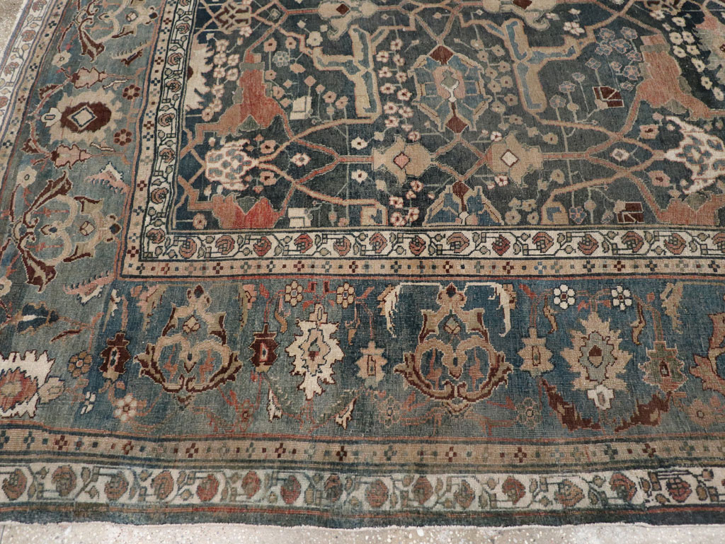 Antique Persian Bidjar Room Size Carpet, No.29237 - Gss