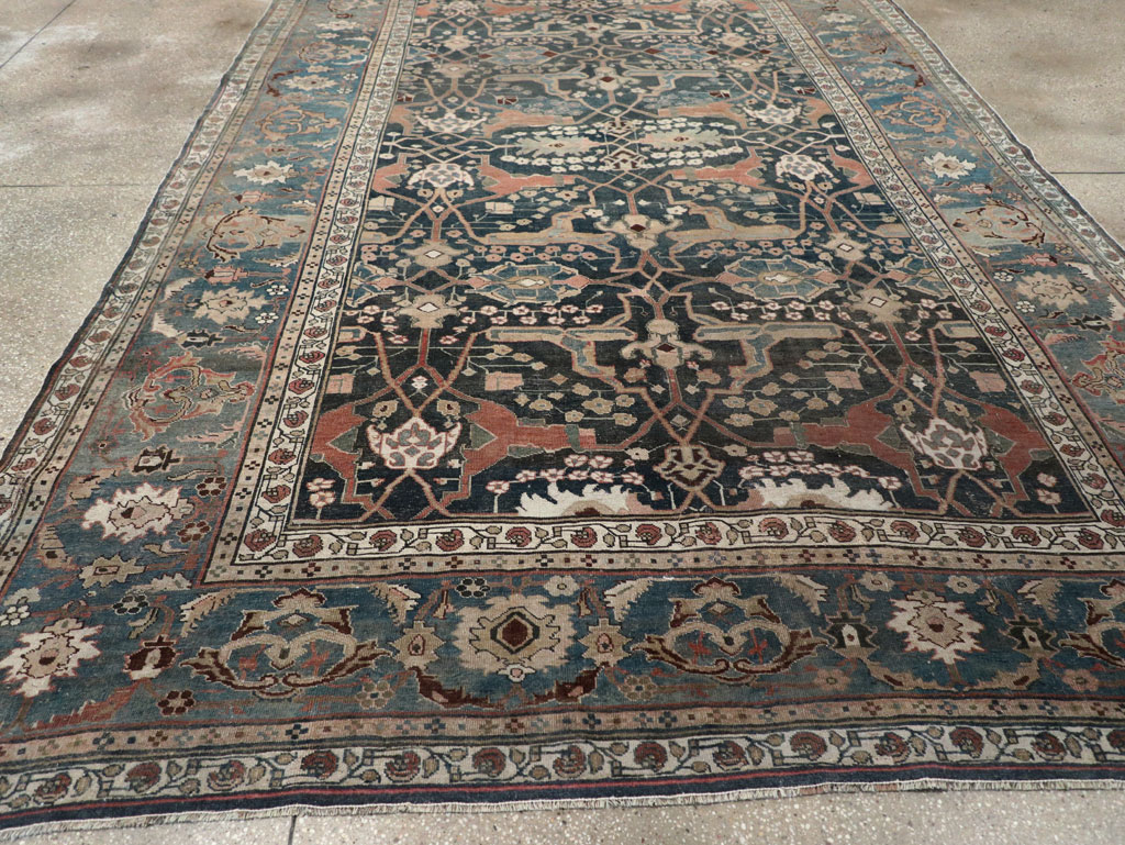 Antique Persian Bidjar Room Size Carpet, No.29237 - Gss