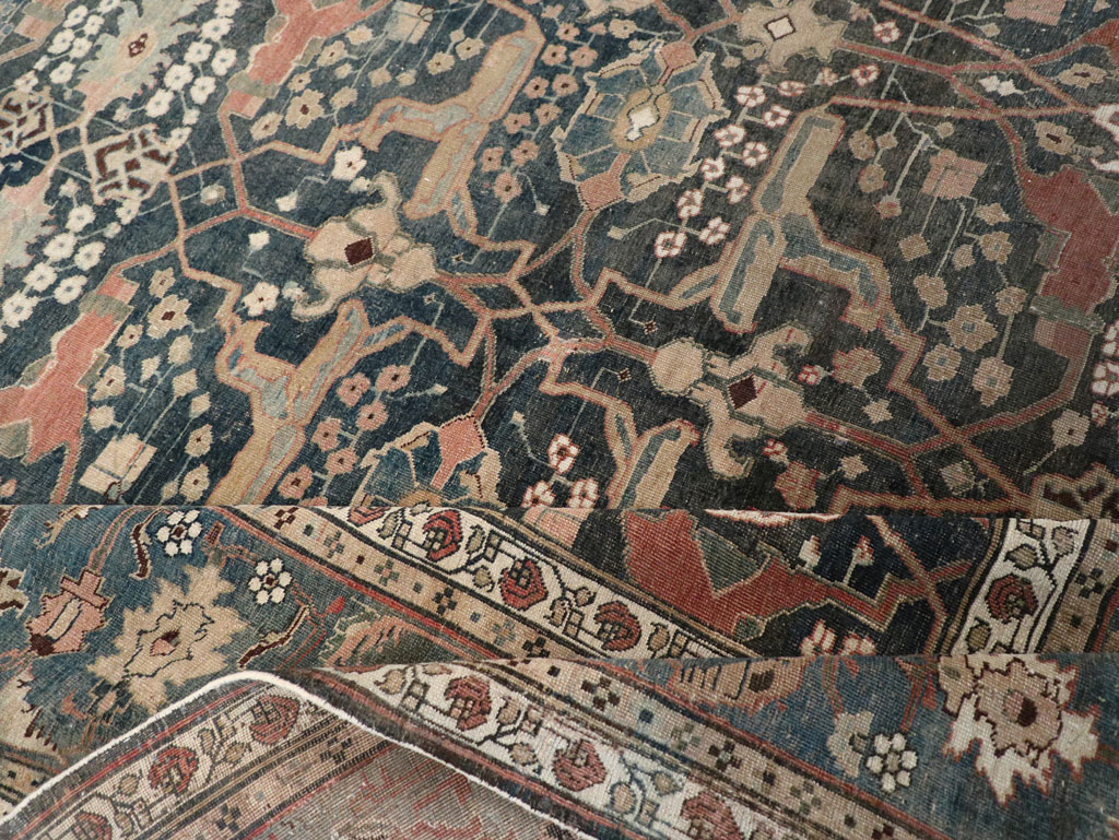 Antique Persian Bidjar Room Size Carpet, No.29237 - Gss