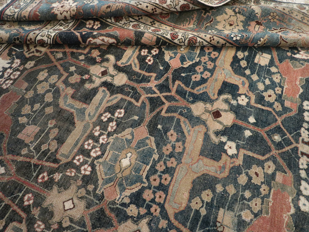 Antique Persian Bidjar Room Size Carpet, No.29237 - Gss