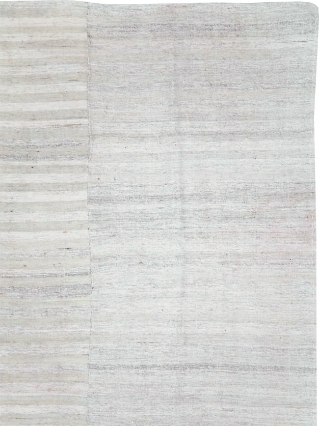 Vintage Turkish Flatweave Kilim Room Size Carpet, No.29244 - Gss