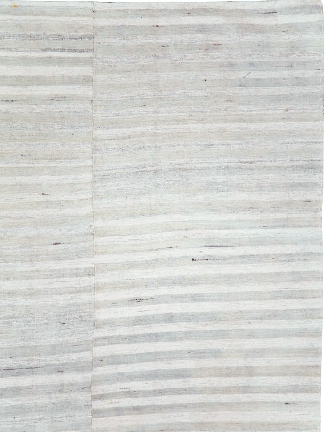 Vintage Turkish Flatweave Kilim Room Size Carpet, No.29244 - Gss