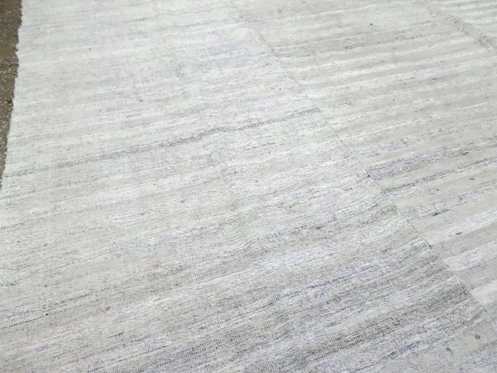 Vintage Turkish Flatweave Kilim Room Size Carpet, No.29244 - Gss