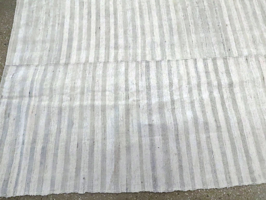 Vintage Turkish Flatweave Kilim Room Size Carpet, No.29244 - Gss