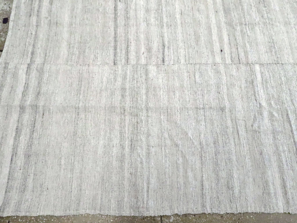 Vintage Turkish Flatweave Kilim Room Size Carpet, No.29244 - Gss