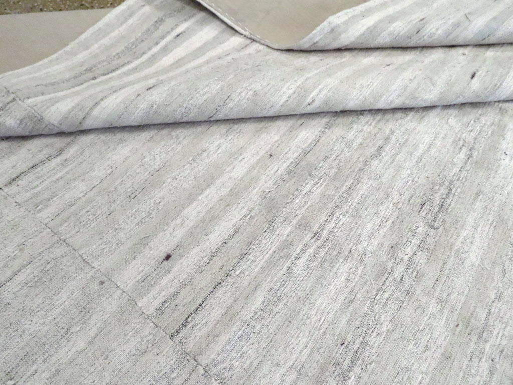 Vintage Turkish Flatweave Kilim Room Size Carpet, No.29244 - Gss