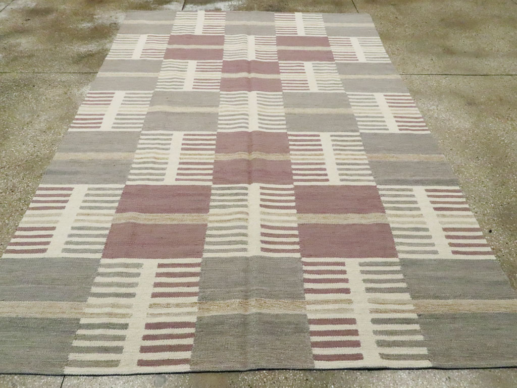 Modern Turkish Flatweave, No.29251 - Gss