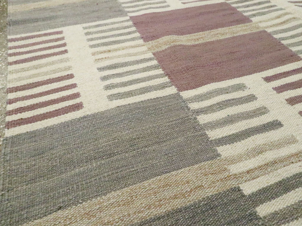 Modern Turkish Flatweave, No.29251 - Gss