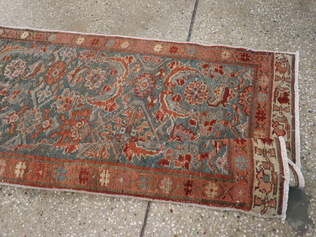 Vintage Persian Malayer Runner, No.29256 - Gss