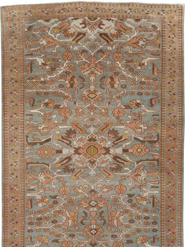 Antique Persian Malayer Long Runner, No.29259 - Gss