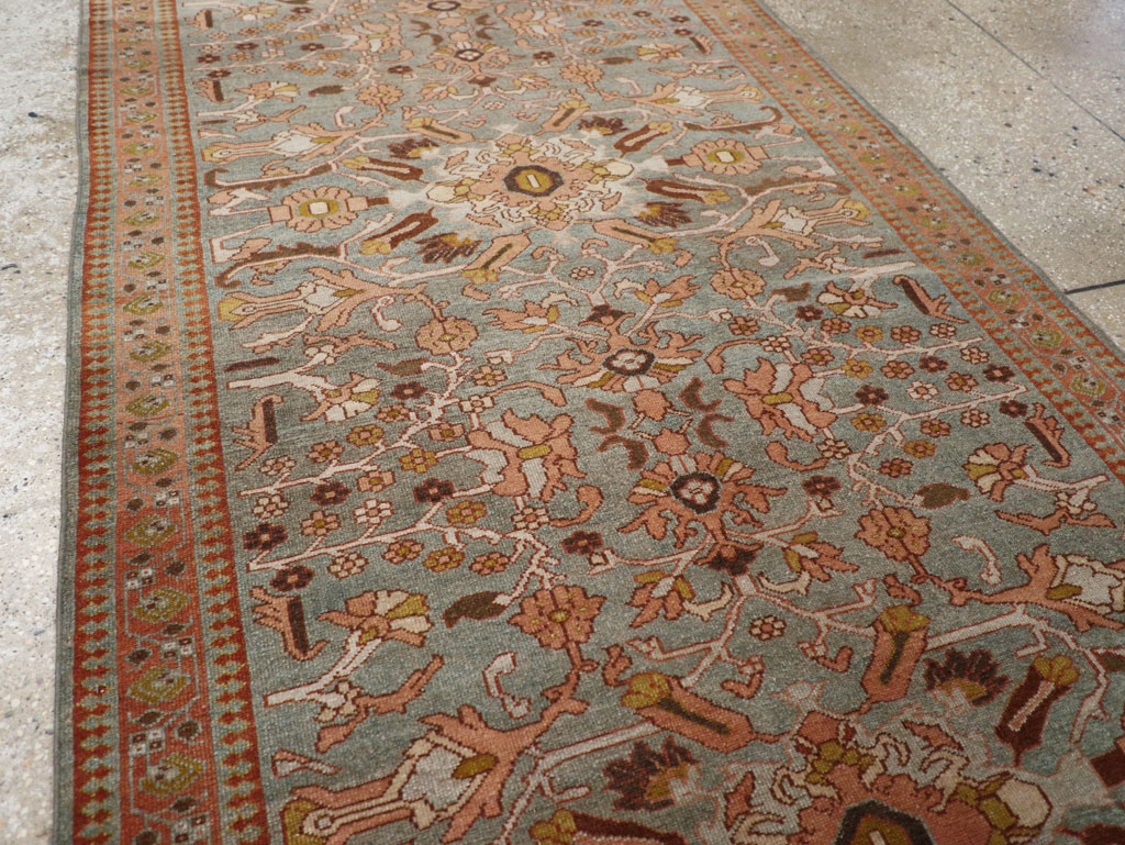 Antique Persian Malayer Long Runner, No.29259 - Gss