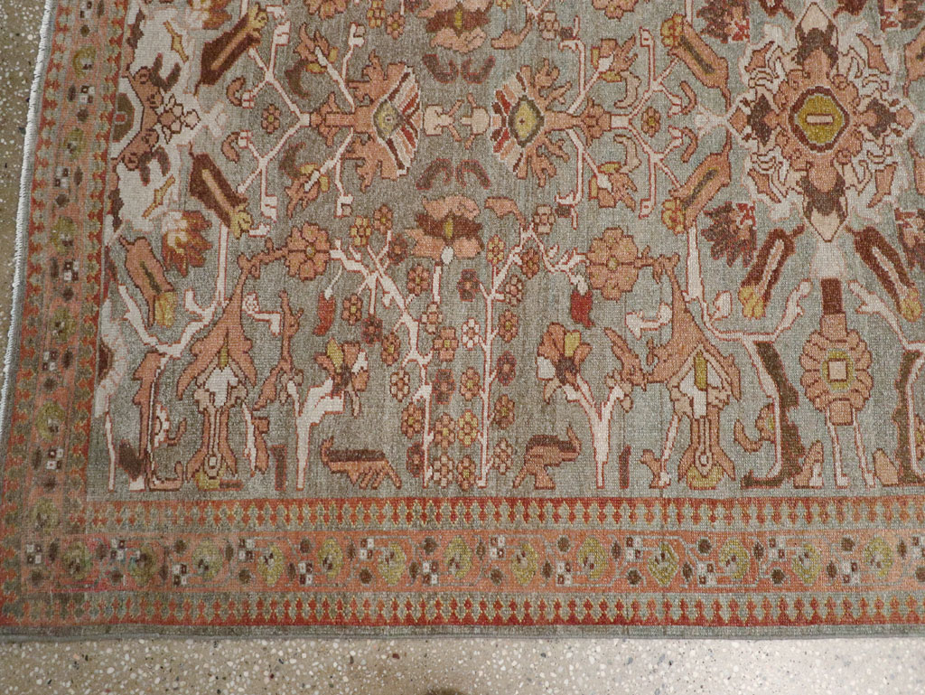 Antique Persian Malayer Long Runner, No.29259 - Gss