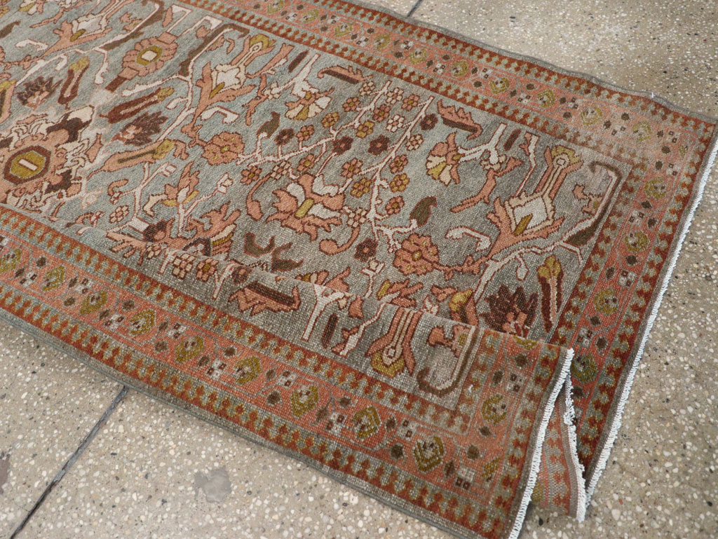 Antique Persian Malayer Long Runner, No.29259 - Gss