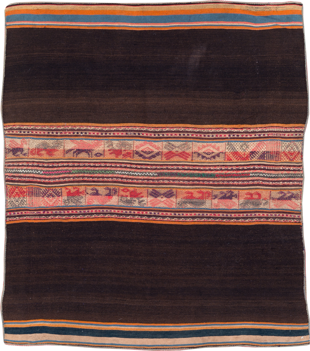 Vintage Perisan Square Kilim, No.29282 - Gss