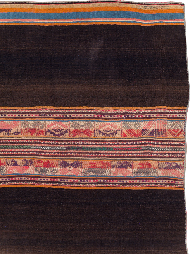 Vintage Perisan Square Kilim, No.29282 - Gss