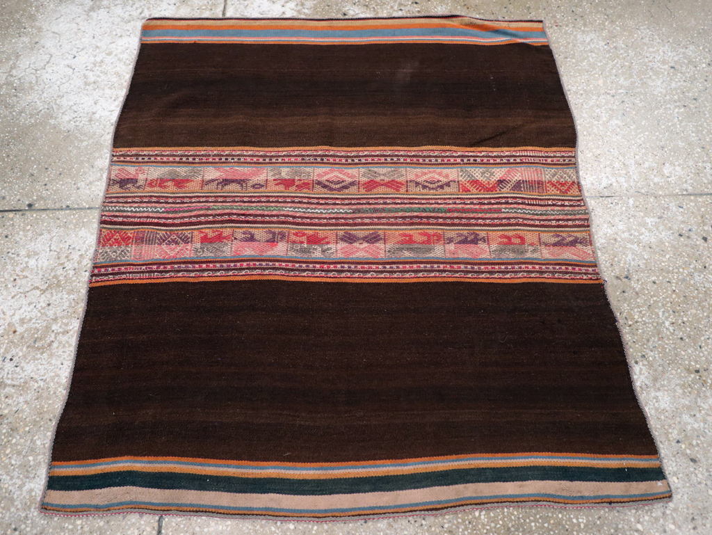 Vintage Perisan Square Kilim, No.29282 - Gss