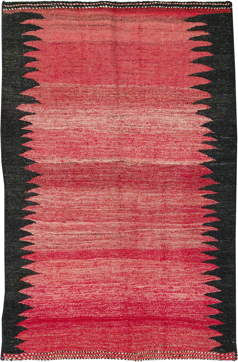 Vintage Persian Flatweave Kilim Accent Rug, No.29285 - Gss