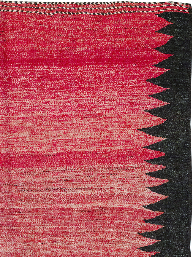 Vintage Persian Flatweave Kilim Accent Rug, No.29285 - Gss