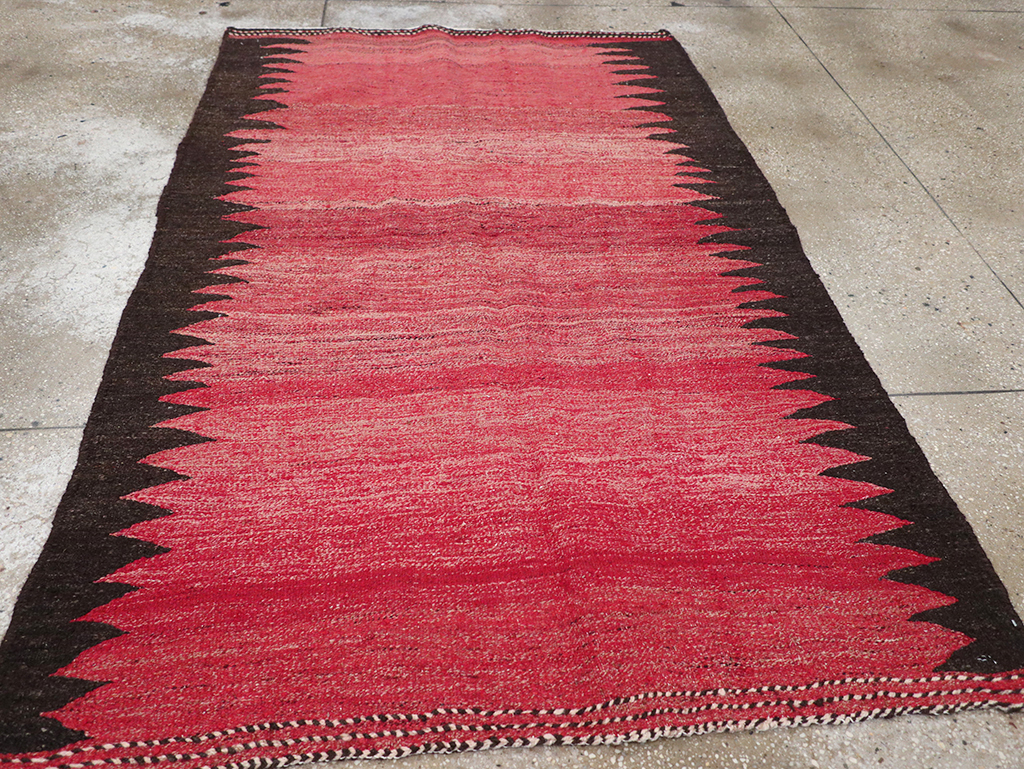 Vintage Persian Flatweave Kilim Accent Rug, No.29285 - Gss