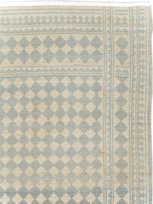 Mid-Century Vintage Persian Flatweave, No.29288 - Gss