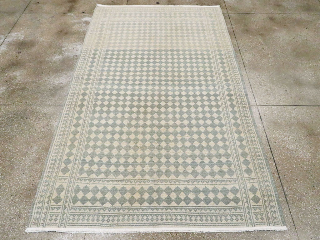 Mid-Century Vintage Persian Flatweave, No.29288 - Gss