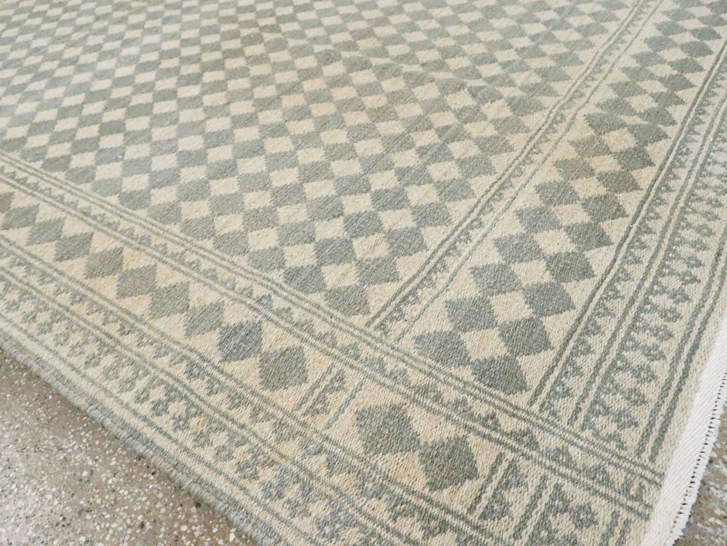 Mid-Century Vintage Persian Flatweave, No.29288 - Gss