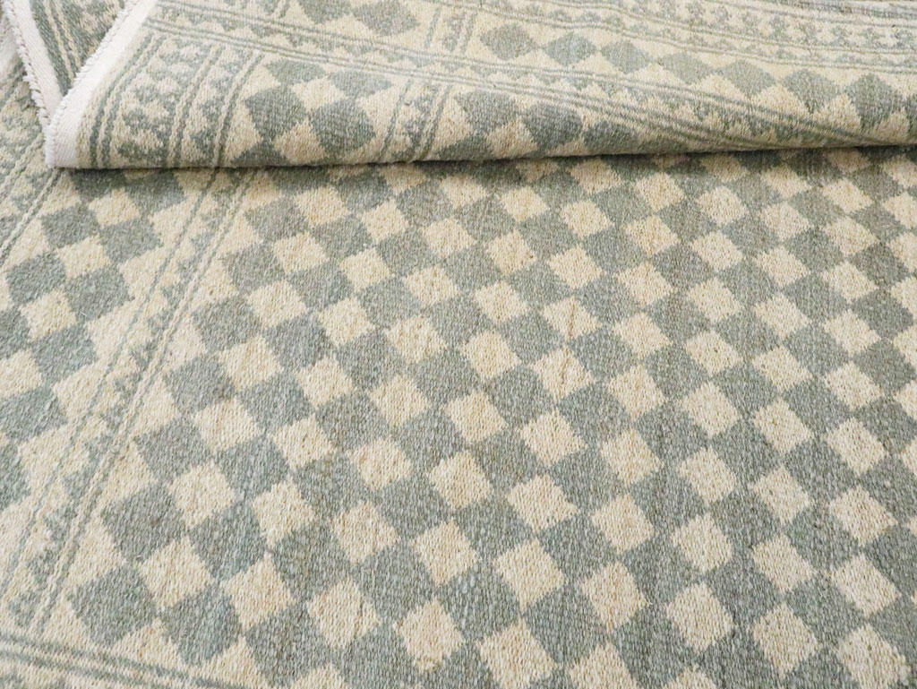 Mid-Century Vintage Persian Flatweave, No.29288 - Gss