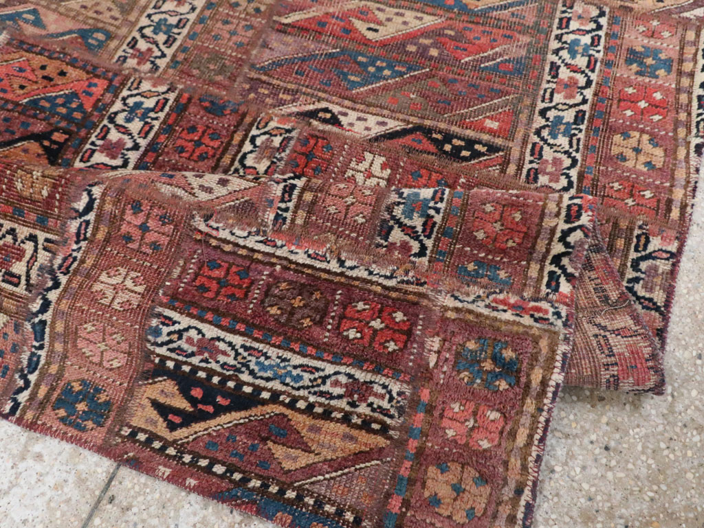 Vintage Persian Patchwork Style Accent Rug, No.29299 - Gss