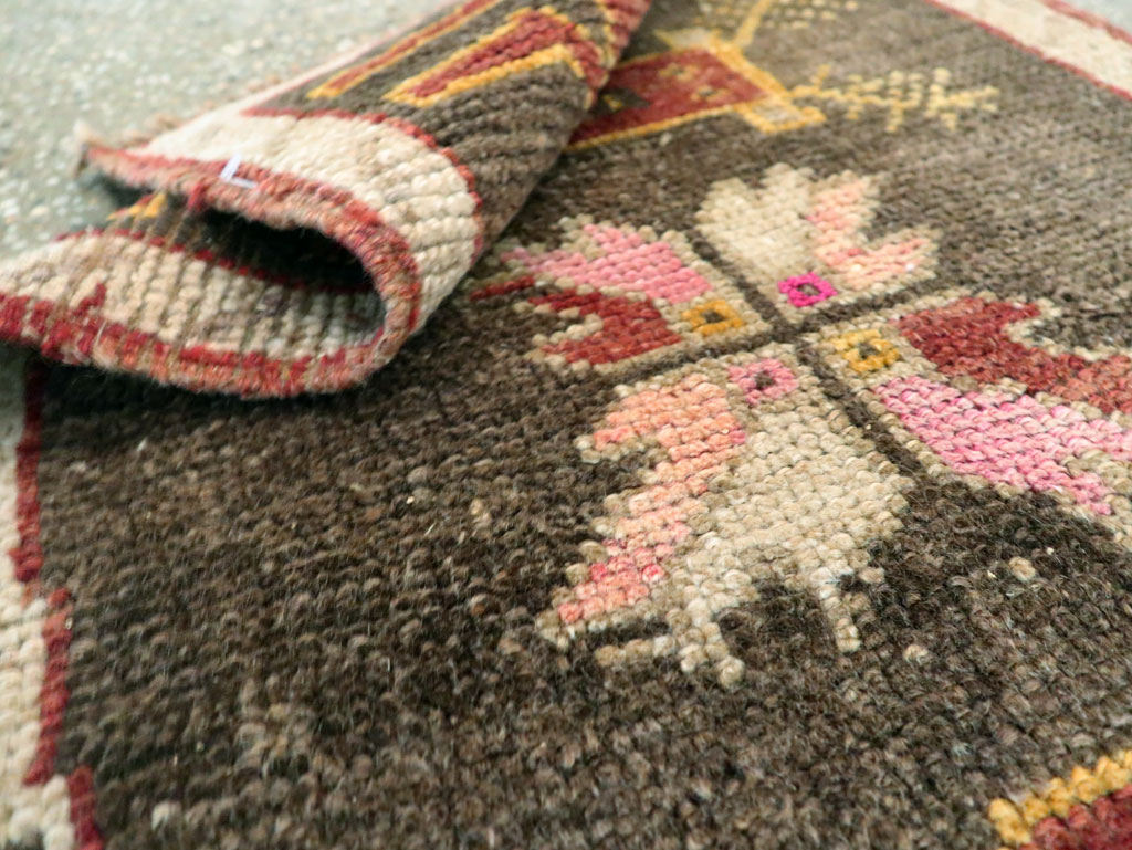 Vintage Anatolian Pictorial Rug, No.29315 - Gss