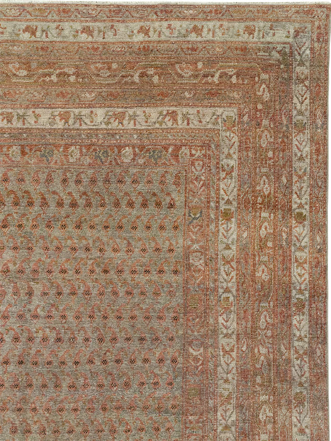 Antique Persian Malayer Long and Narrow Gallery Carpet, No.29334 - Gss