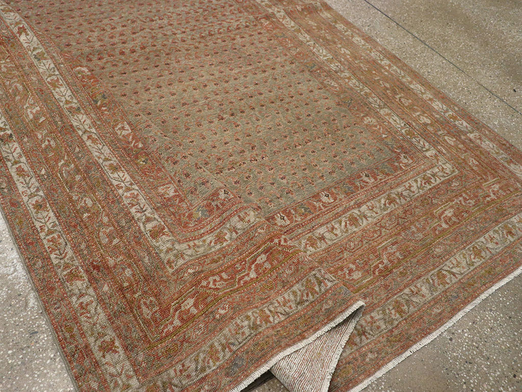 Antique Persian Malayer Long and Narrow Gallery Carpet, No.29334 - Gss