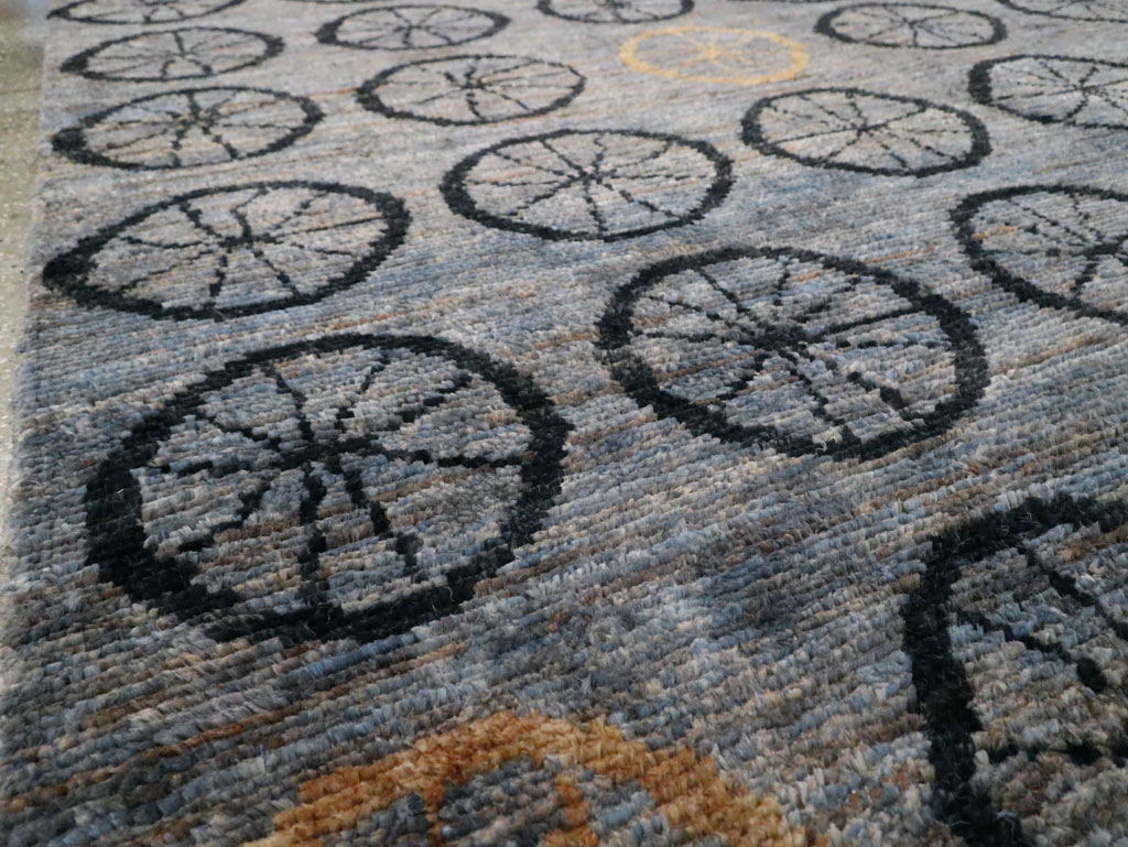 Contemporary Turkish Anatolian Room Size Carpet, No.29337 - Gss