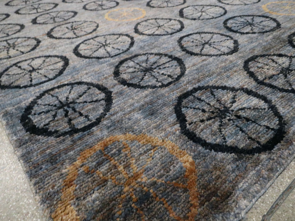 Contemporary Turkish Anatolian Room Size Carpet, No.29337 - Gss