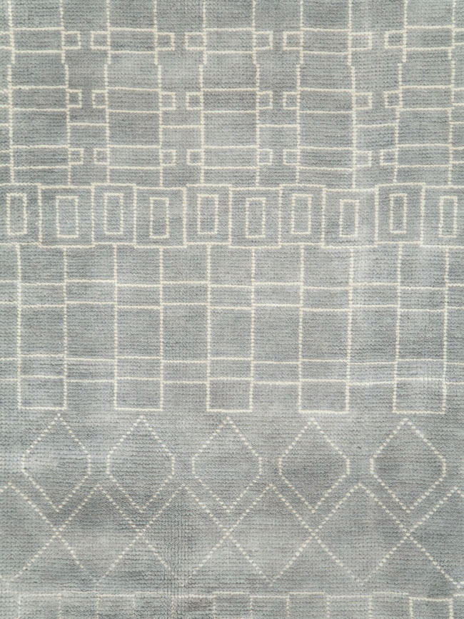 Contemporary Moroccan Room Size Carpet, No.29338 - Gss