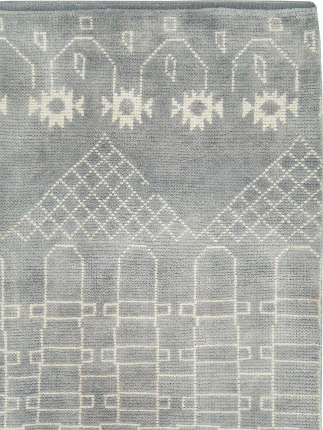 Contemporary Moroccan Room Size Carpet, No.29338 - Gss