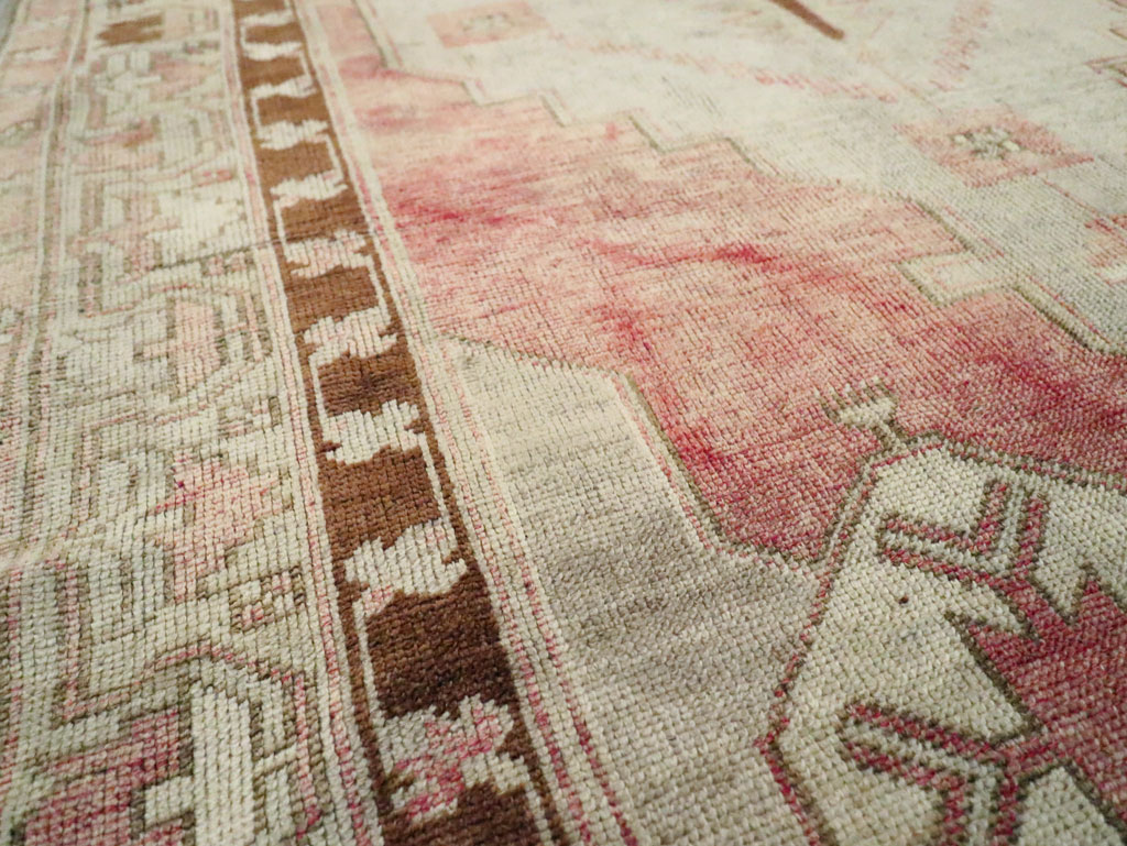 Vintage Turkish Anatolian Wide Gallery Runner, No.29342 - Gss