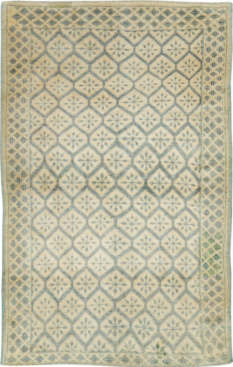 Vintage Turkish Anatolian Throw Rug, No.29345 - Gss