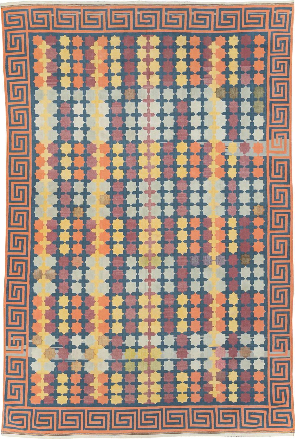 Vintage Indian Dhurrie, No.29351 - Gss