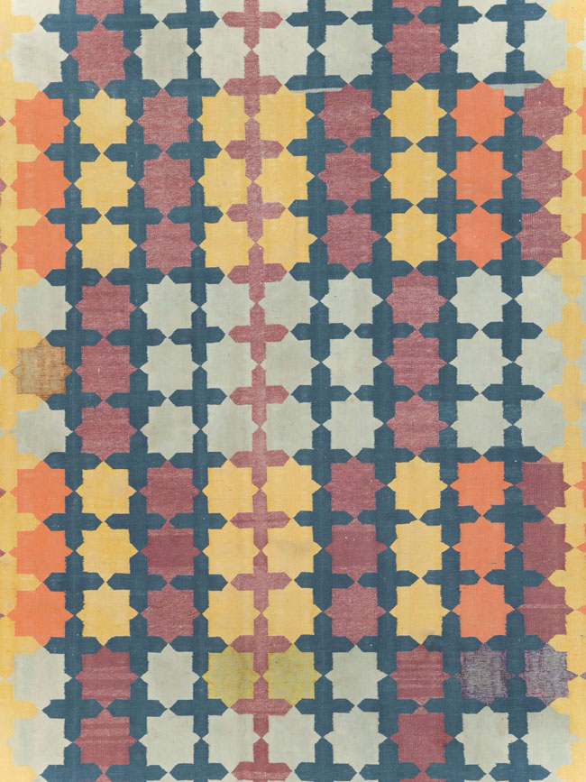 Vintage Indian Dhurrie, No.29351 - Gss