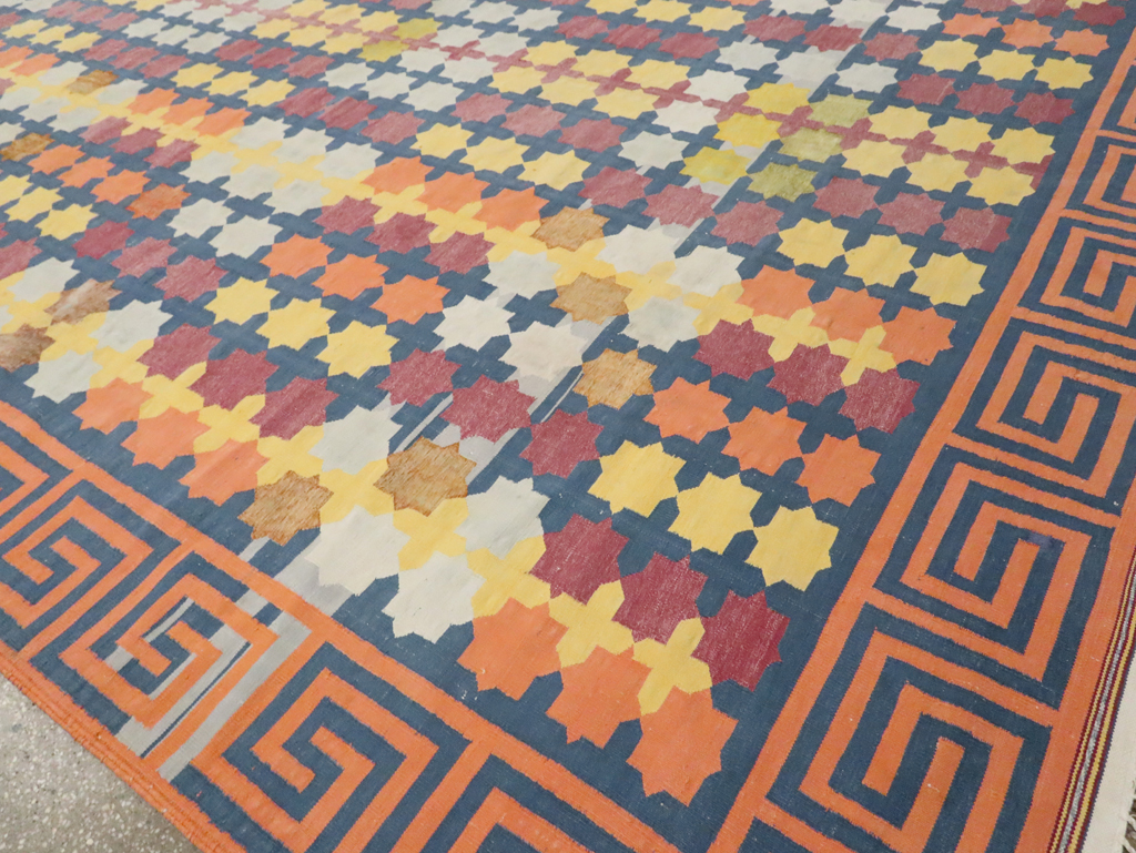 Vintage Indian Dhurrie, No.29351 - Gss