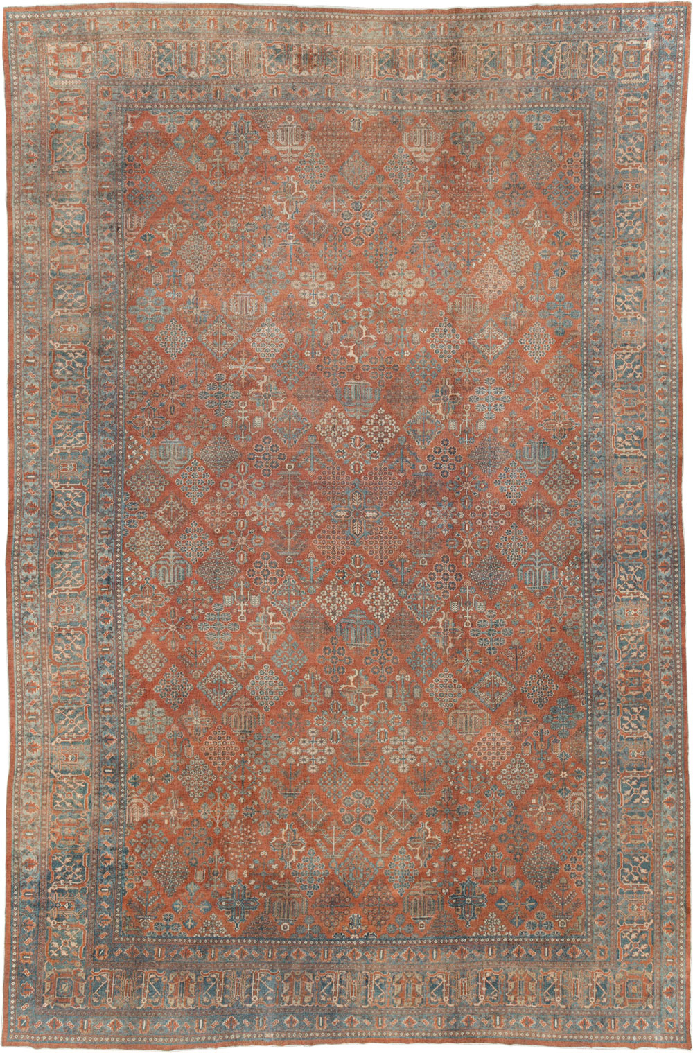 Antique Persian Joshegan Large Room Size Carpet, No.29352 - Gss