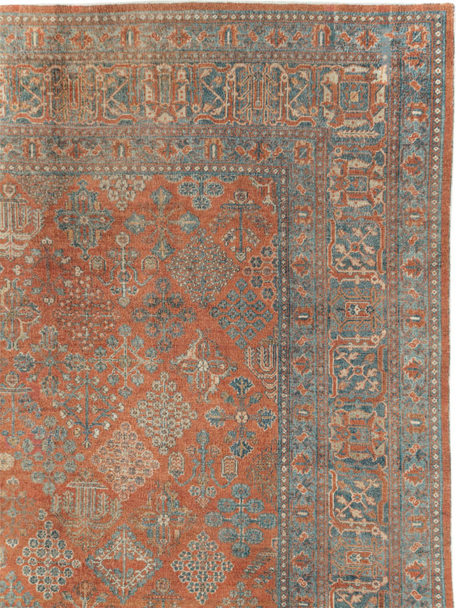 Antique Persian Joshegan Large Room Size Carpet, No.29352 - Gss