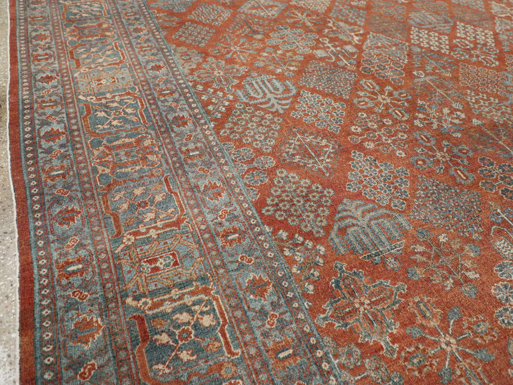 Antique Persian Joshegan Large Room Size Carpet, No.29352 - Gss