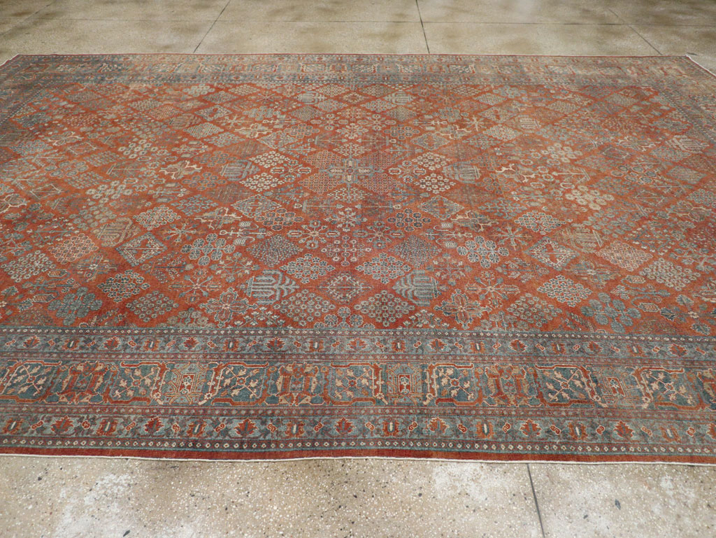 Antique Persian Joshegan Large Room Size Carpet, No.29352 - Gss
