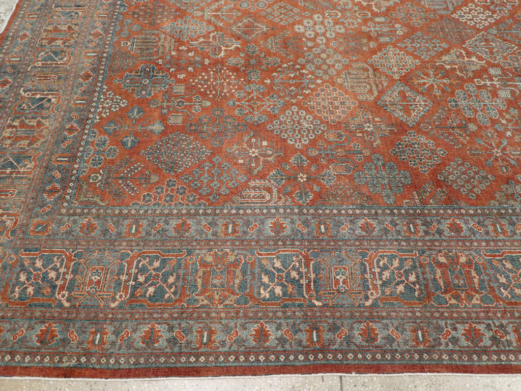 Antique Persian Joshegan Large Room Size Carpet, No.29352 - Gss