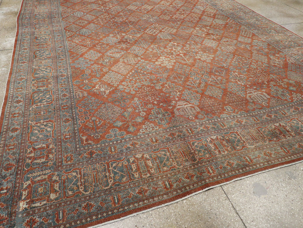 Antique Persian Joshegan Large Room Size Carpet, No.29352 - Gss
