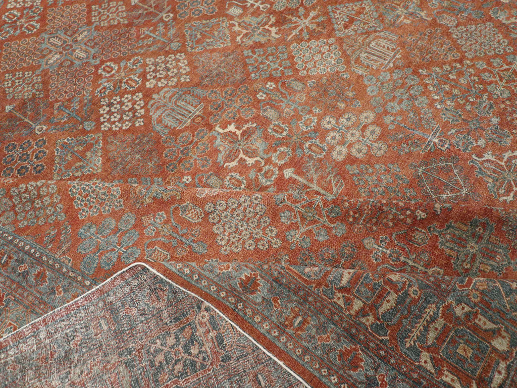 Antique Persian Joshegan Large Room Size Carpet, No.29352 - Gss