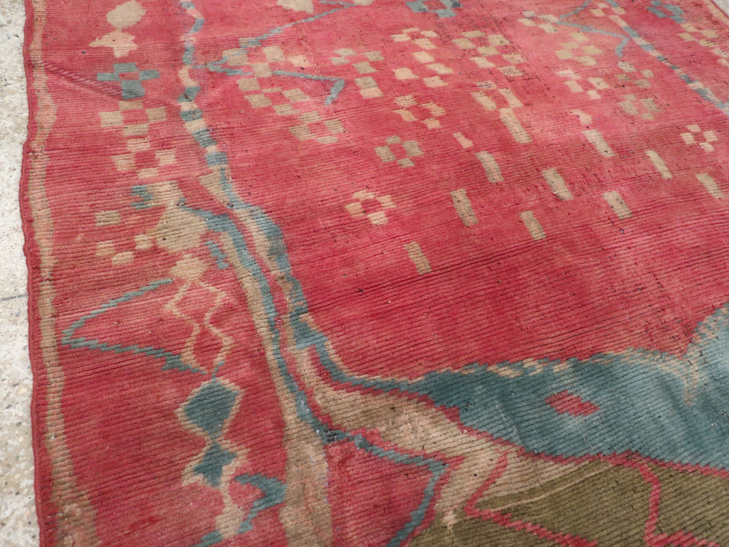 Vintage Persian Gabbeh Tribal Accent Rug, No.29359 - Gss