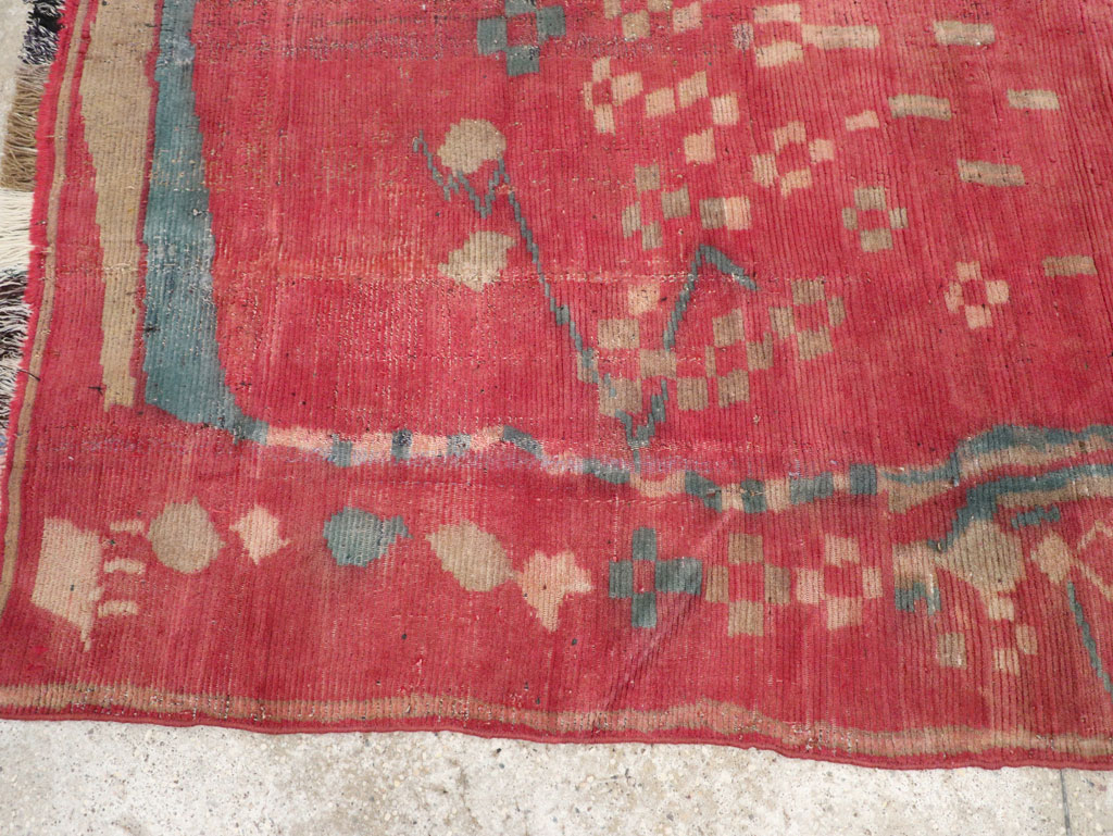 Vintage Persian Gabbeh Tribal Accent Rug, No.29359 - Gss